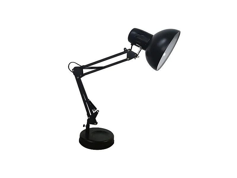 Flexo Articulable Rutilo 1xe27 Negro Mate 57x39x15 Cm