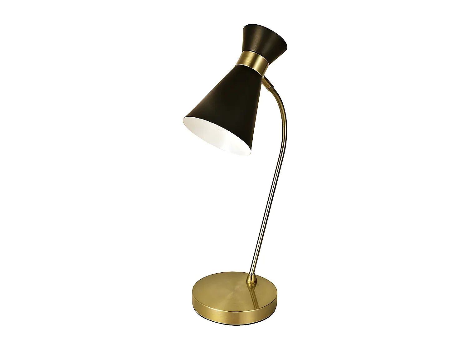 Modèle de table doré PETRA réglable FABRILAMP