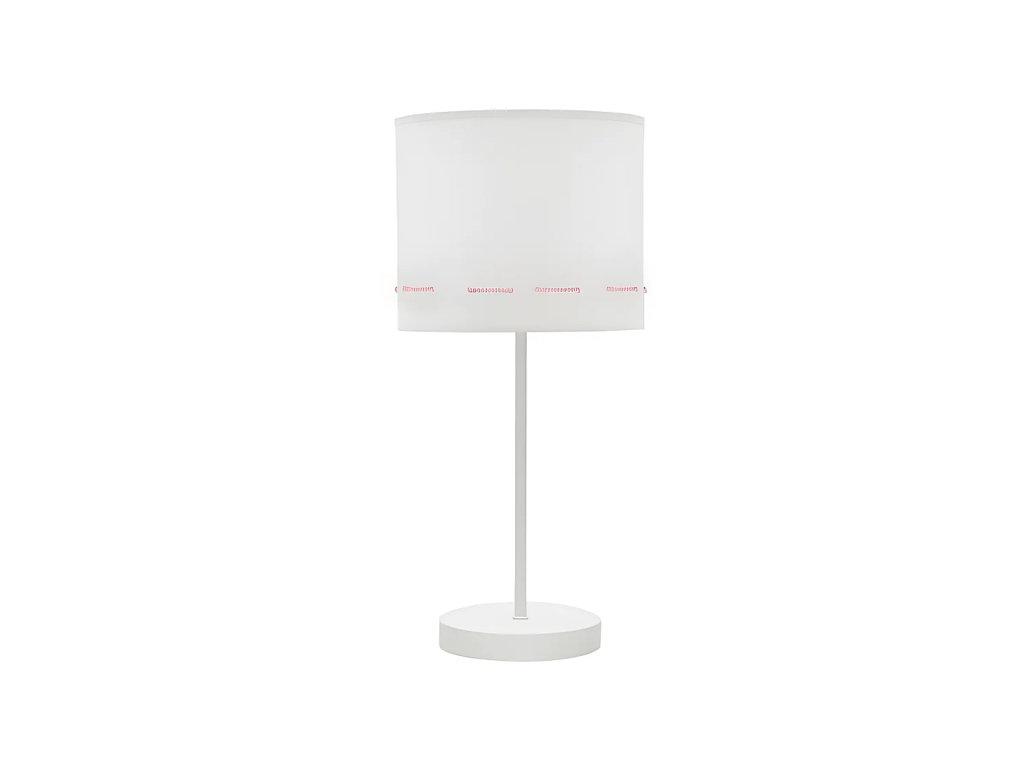 Traits de lampe de table 1xe14 Pink Baby 17d FABRILAMP.