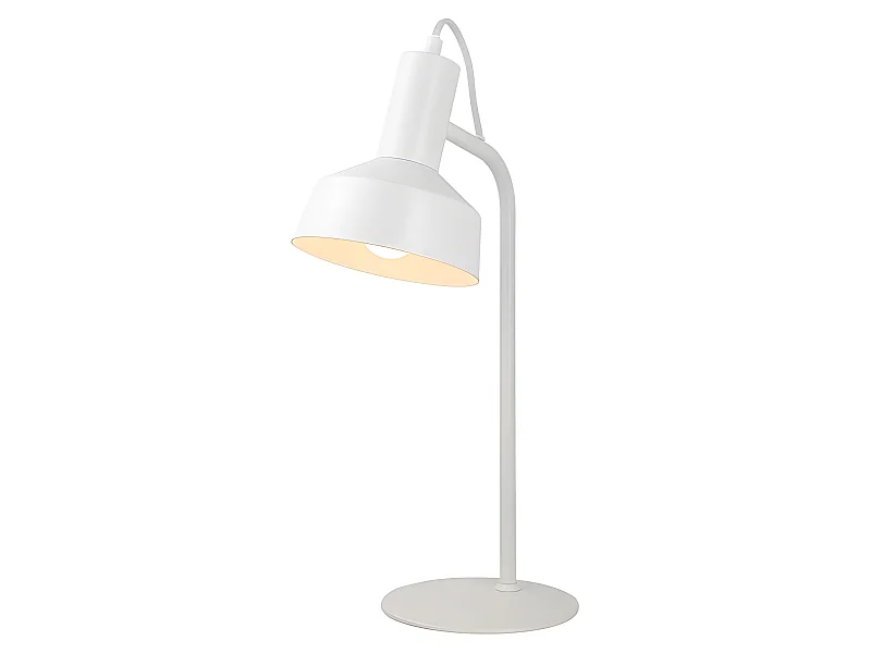 Sobremesa Blanca Modelo Leana  De Una Luz