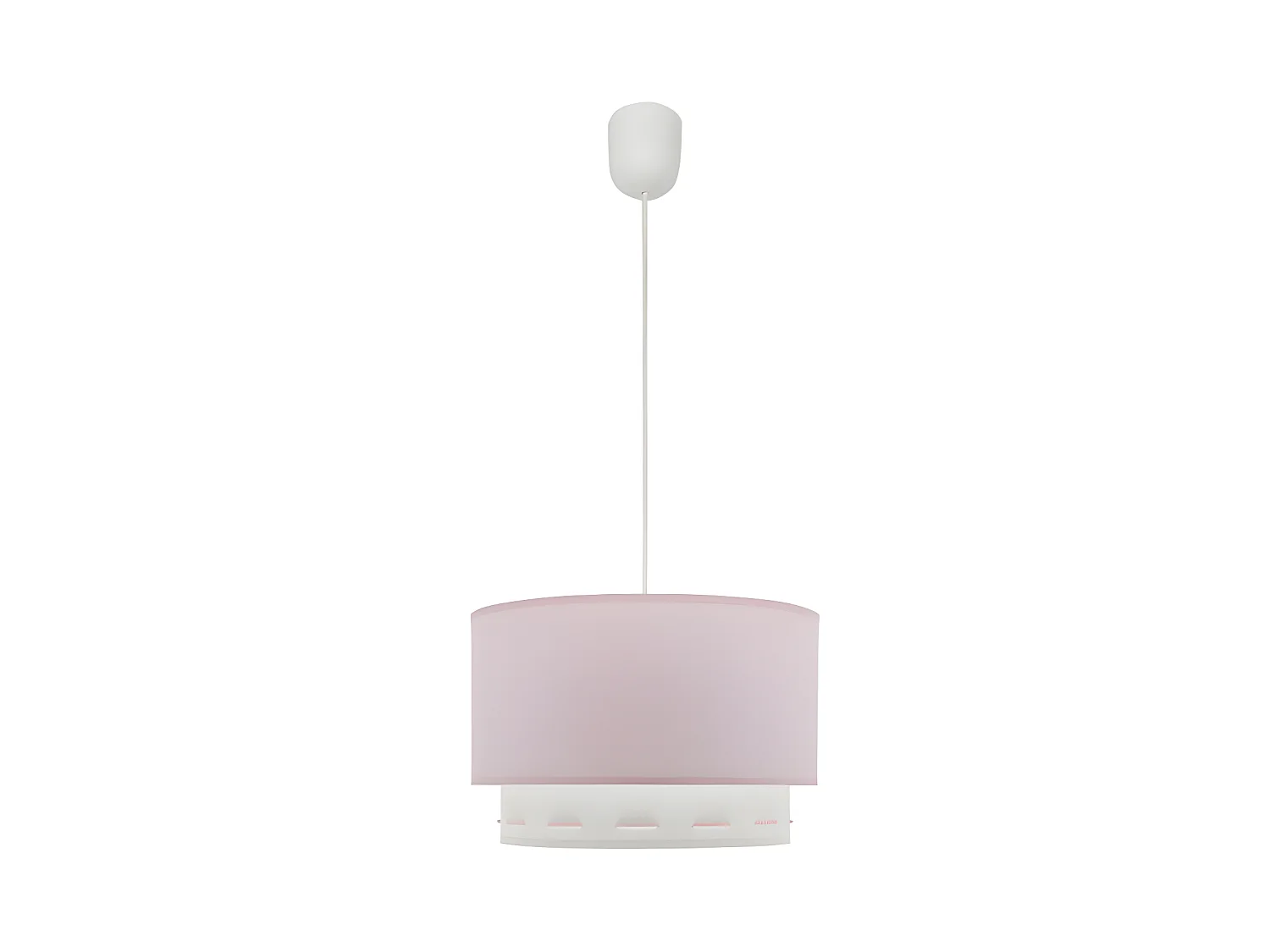 Plafonnier Lampe Strokes 1xe27 Pink Baby 30d FABRILAMP.