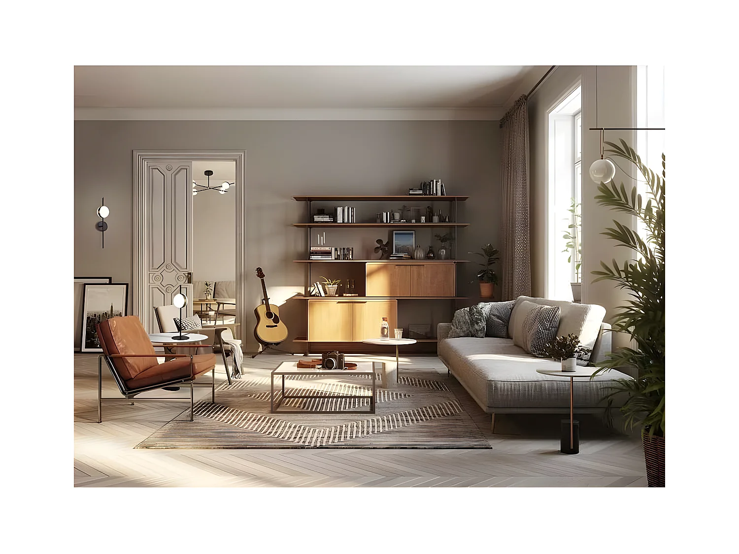 Modèle de bureau CUBA avec détail en or led 8w de MANTRA