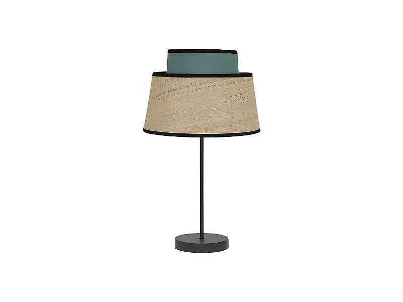 Bureau modèle JiA avec détail turquoise FABRILAMP