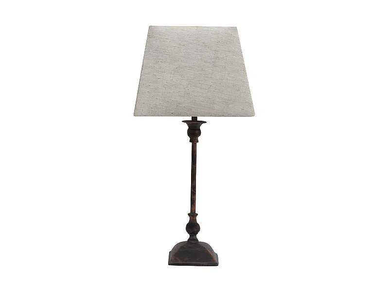 Promozione in lampada da tavolo PERCASOL Marrone Rustico 52 Cm FABRILAMP