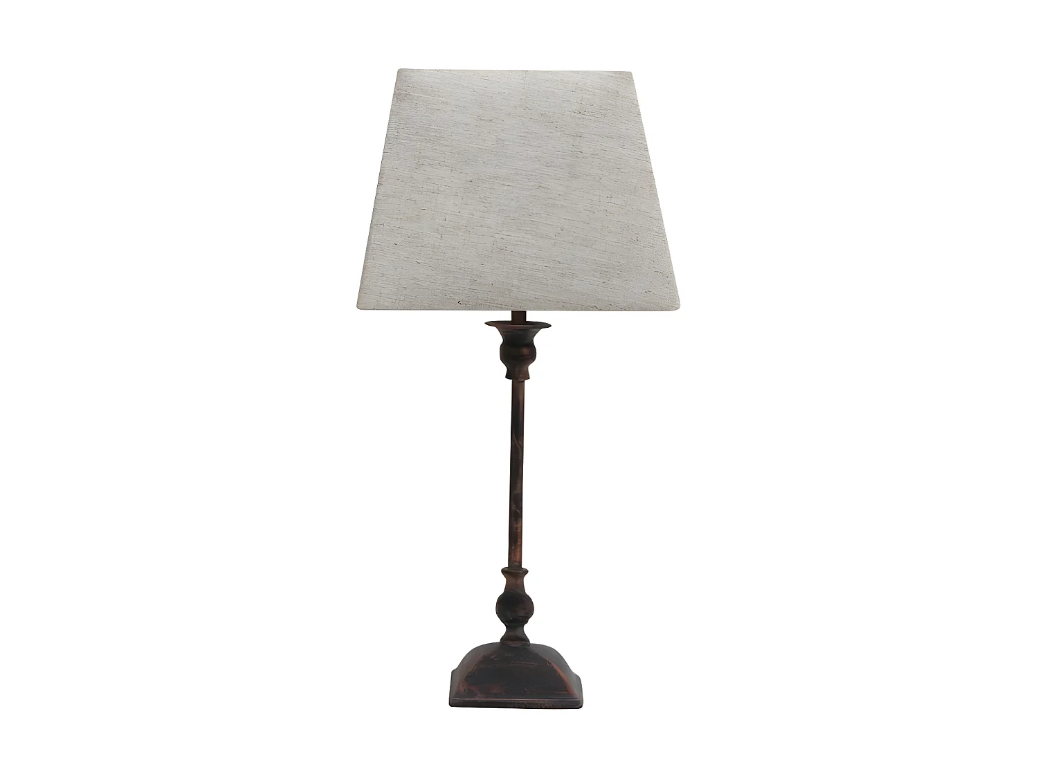 Promozione in lampada da tavolo PERCASOL Marrone Rustico 52 Cm FABRILAMP