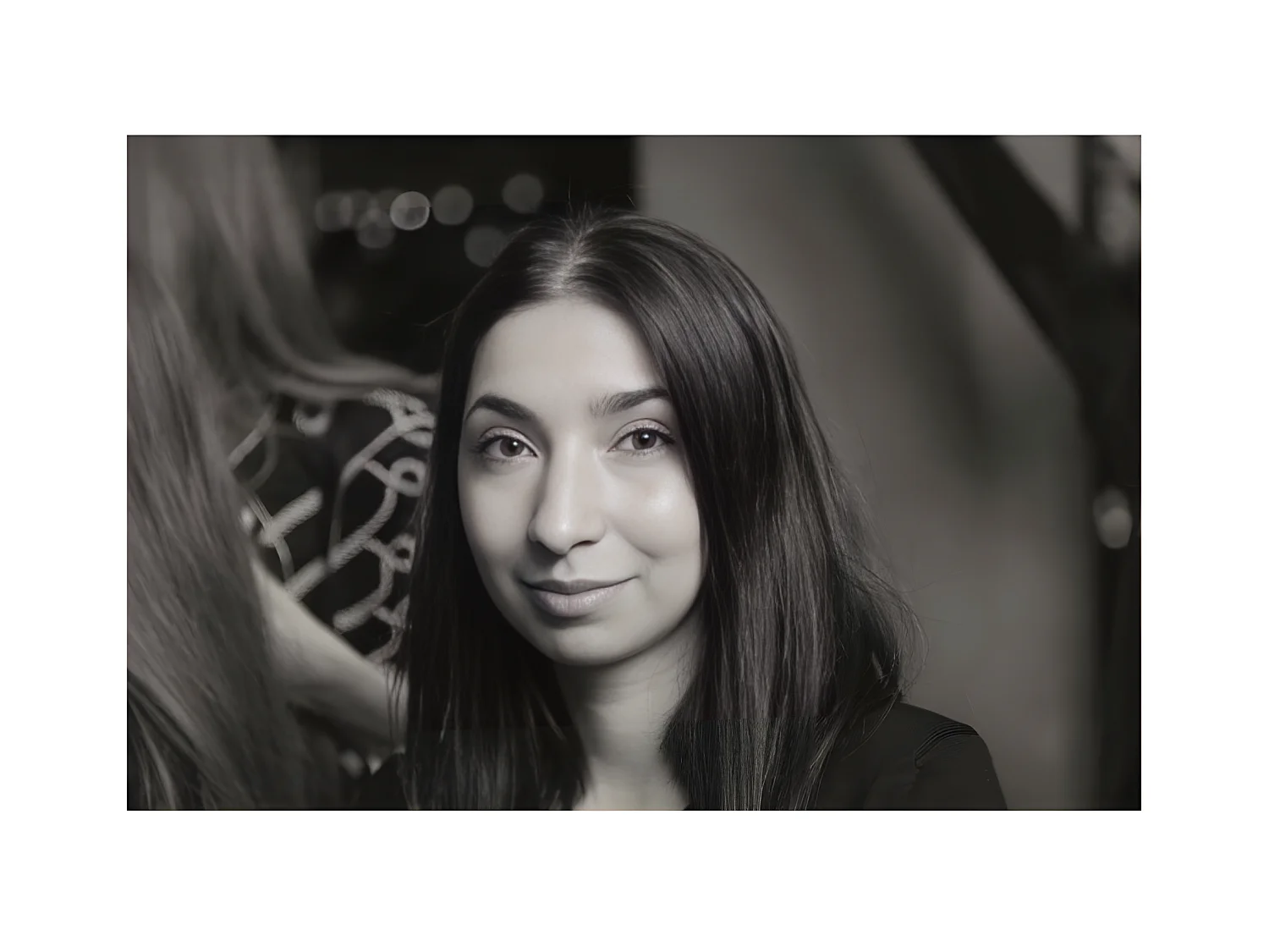 Bureau noir de 1 FARO modèle Light en verre MANTRA