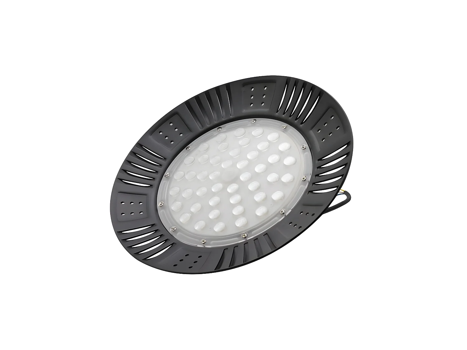Hotte industrielle led 100w modèle GRANITO noir 6500k FABRILAMP