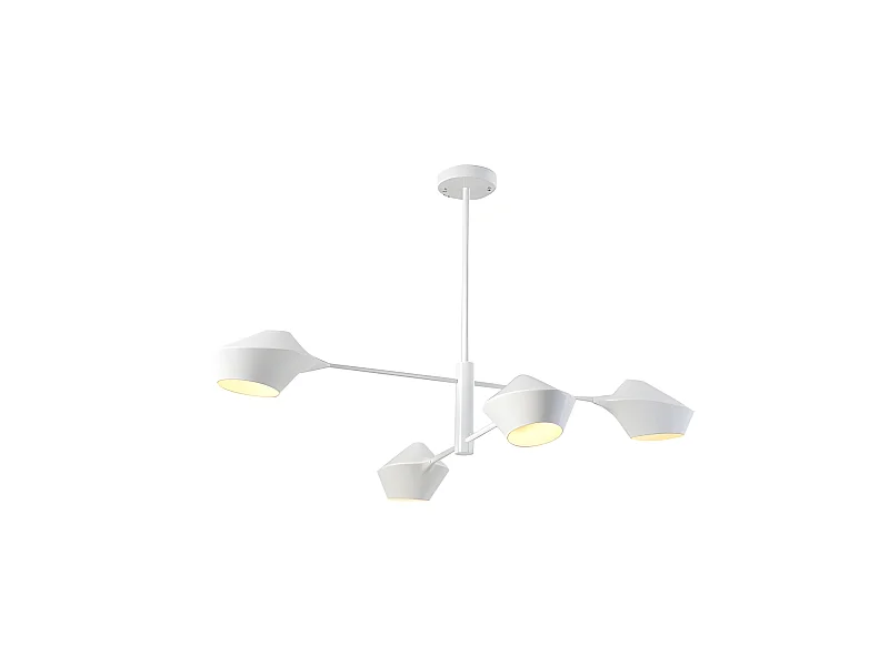 Lampe BEIJING avec 4 feux en finition blanche FABRILAMP