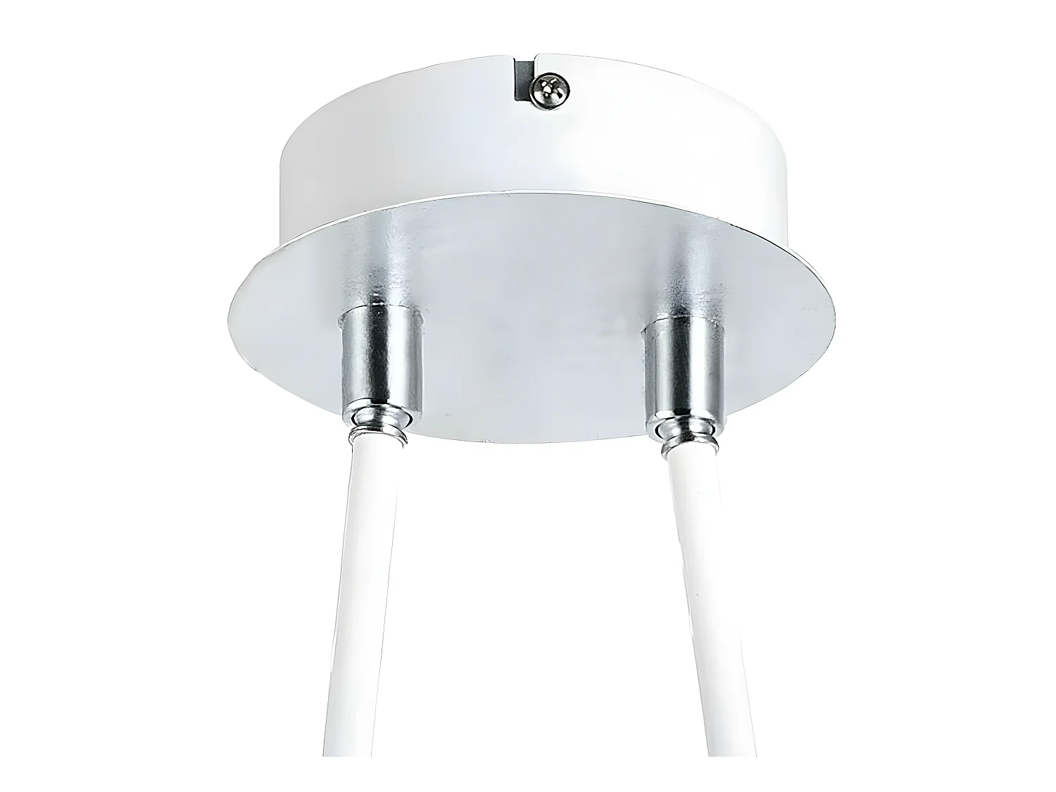 Lampe LED CAPE TOWN blanche avec 2 lumières FABRILAMP