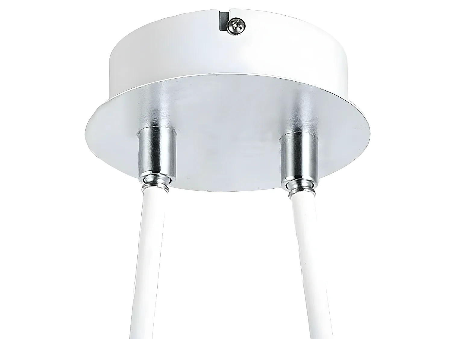 Lampe LED CAPE TOWN blanche avec 2 lumières FABRILAMP