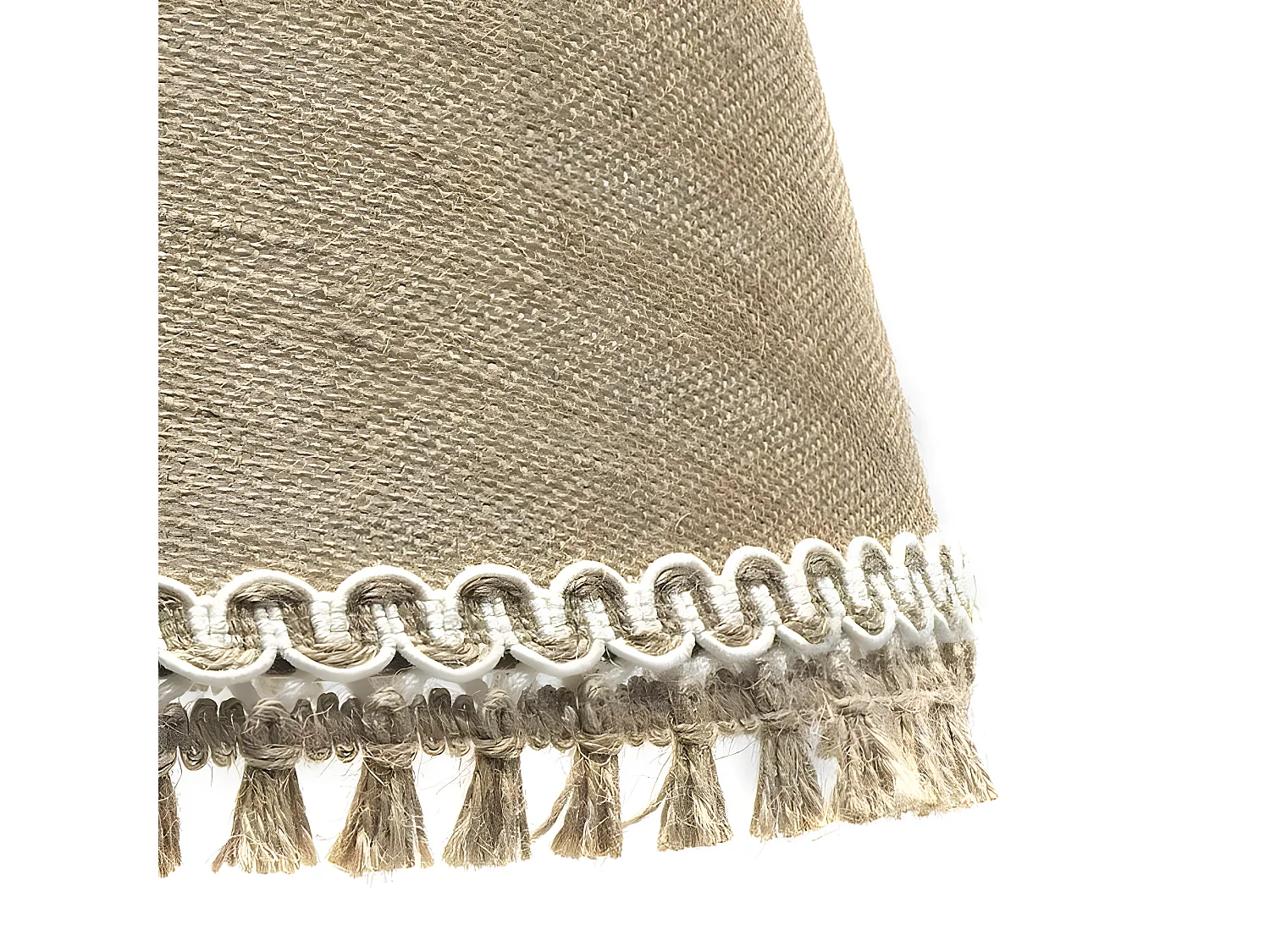 Plafonnier avec sac modèle d'écran Ada couleur sable FABRILAMP