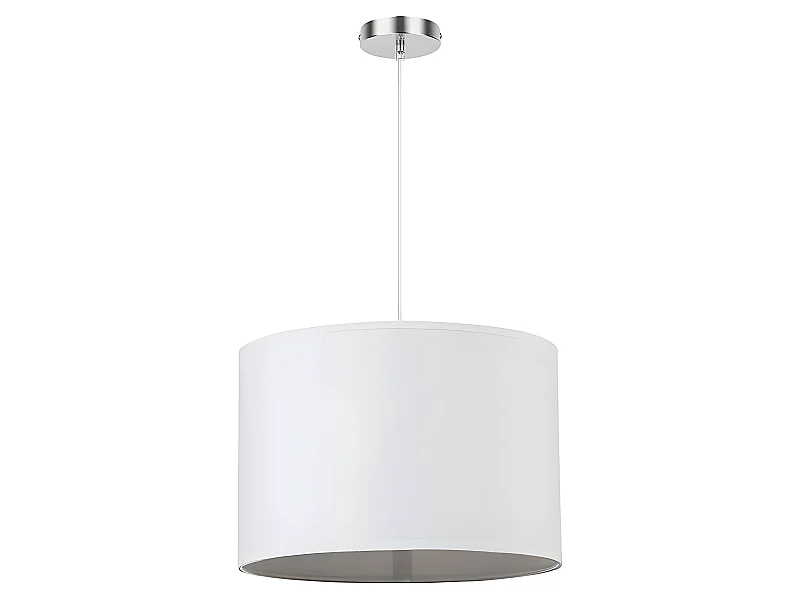 Chanza modèle pendentif écran blanc FABRILAMP