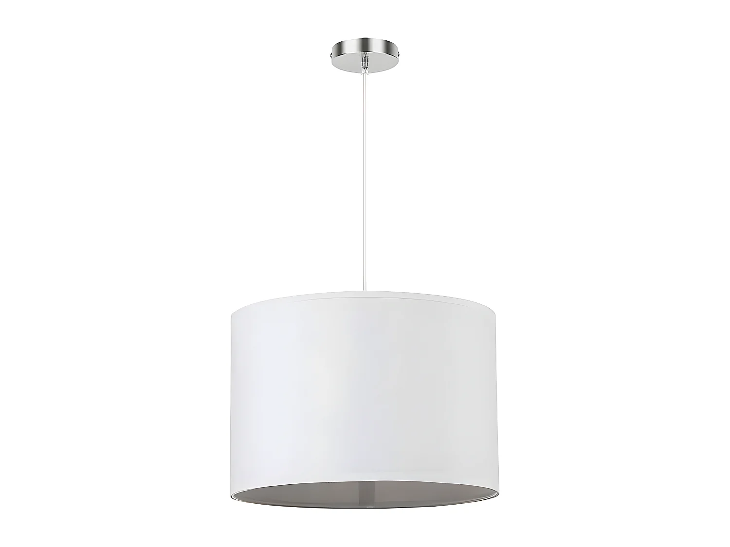 Chanza modèle pendentif écran blanc FABRILAMP