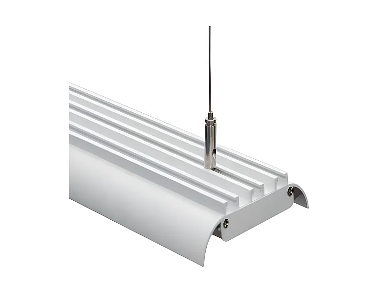 Cloche Rect. indust IP65 modèle Mendel FABRILAMP en aluminium