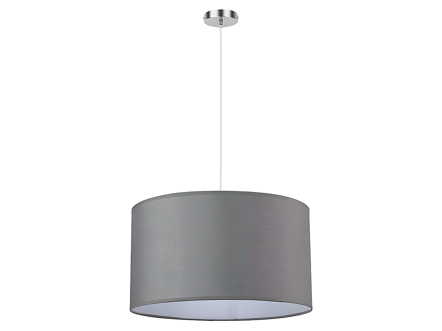 Suspension série Chanza finie en Chrome FABRILAMP