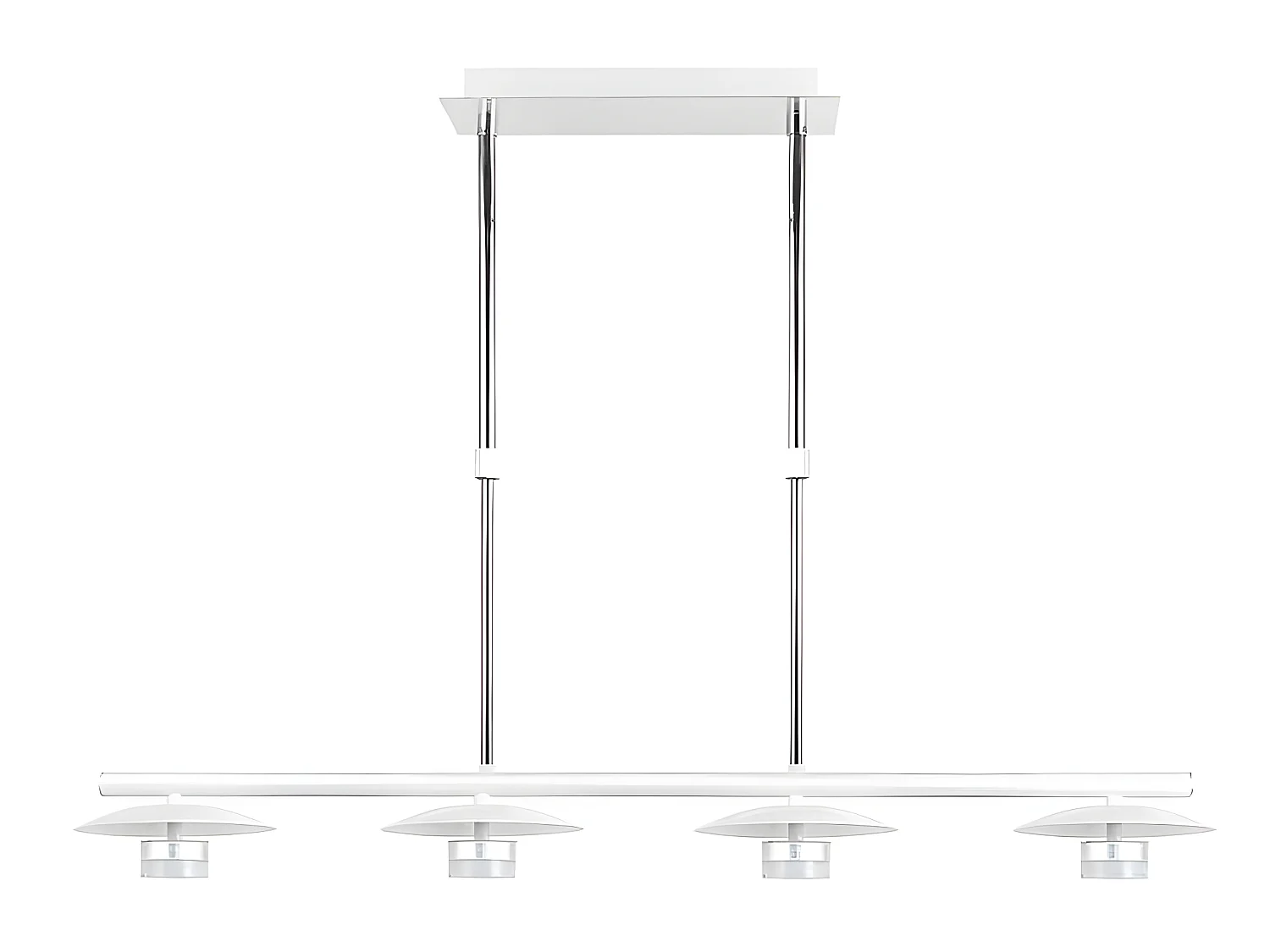 Lampada lineare a 4 luci CAPE TOWN bianco FABRILAMP