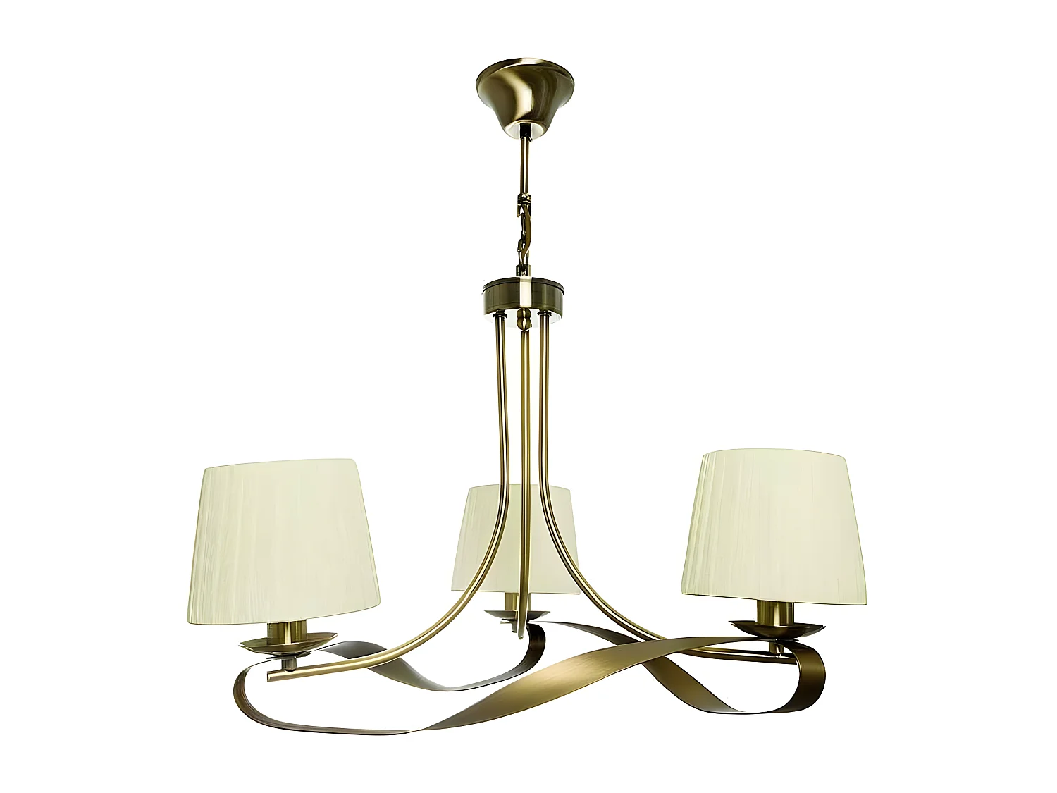 Lampe en cuir satiné Baeza avec Beis FABRILAMP