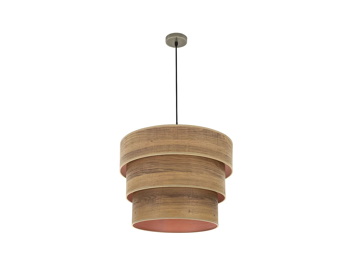 Plafonnier 3 lumières modèle Smile Leather FABRILAMP
