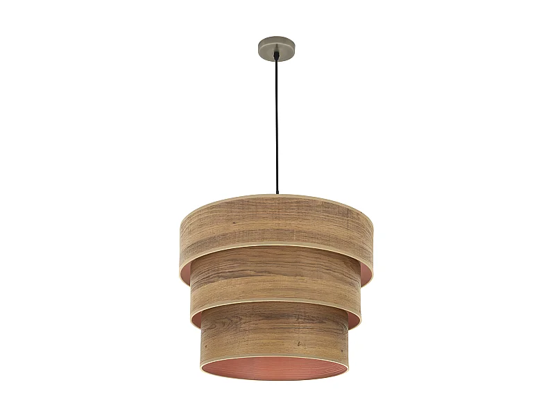 Plafonnier 3 lumières modèle Smile Leather FABRILAMP