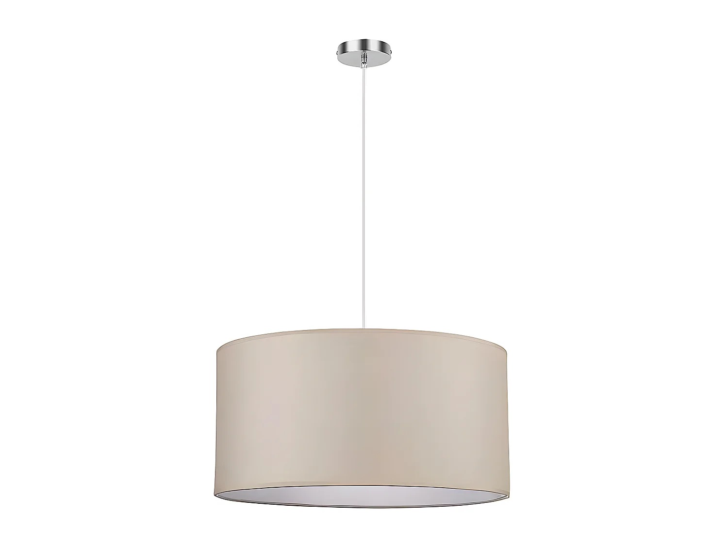 Plafonnier Avec modèle de teinte beige Chanza FABRILAMP