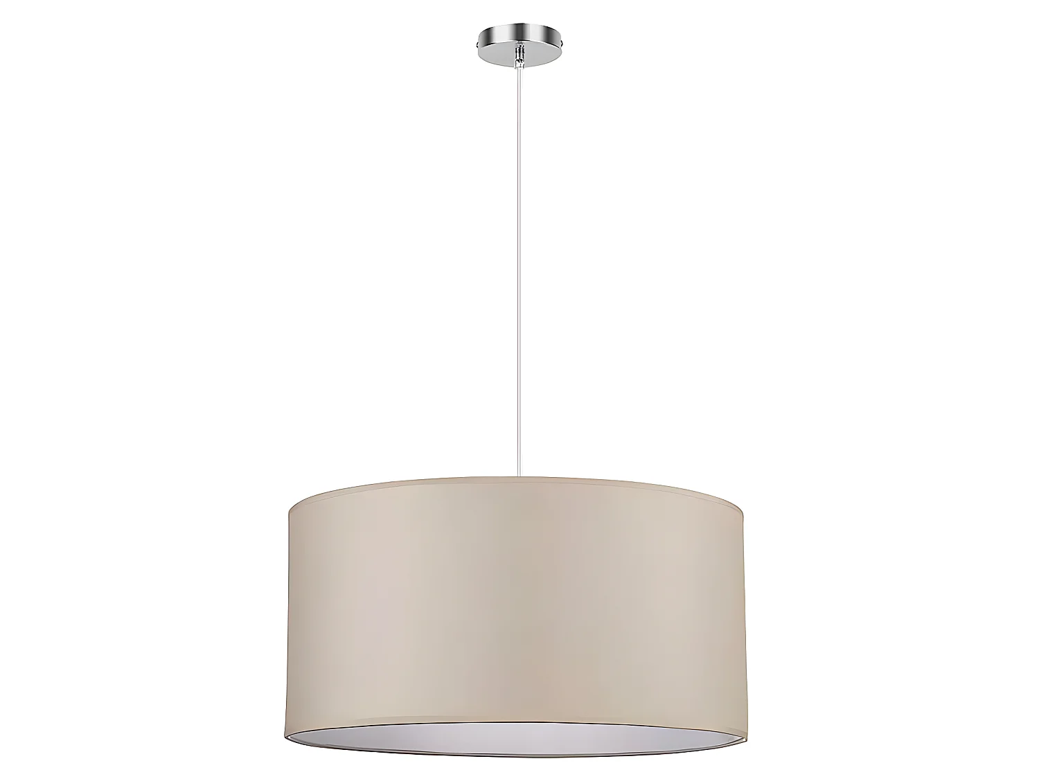 Plafonnier Avec modèle de teinte beige Chanza FABRILAMP