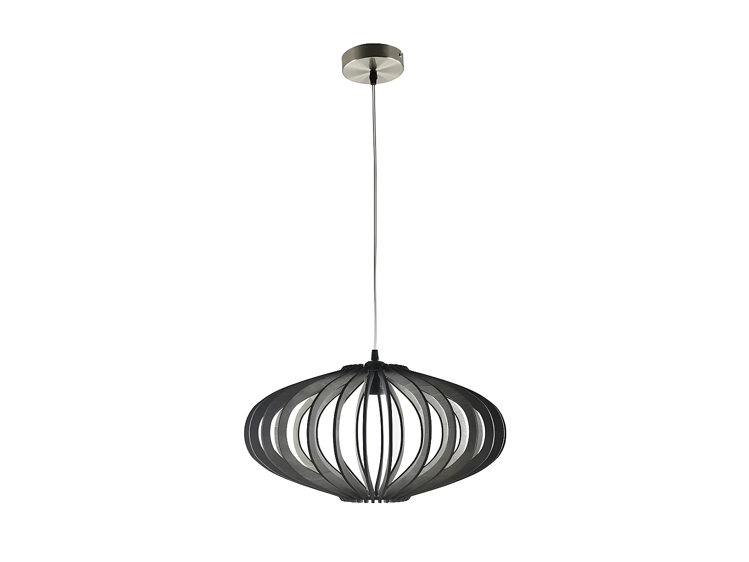 Plafonnier 35 cm modèle SAPELLI brun foncé FABRILAMP