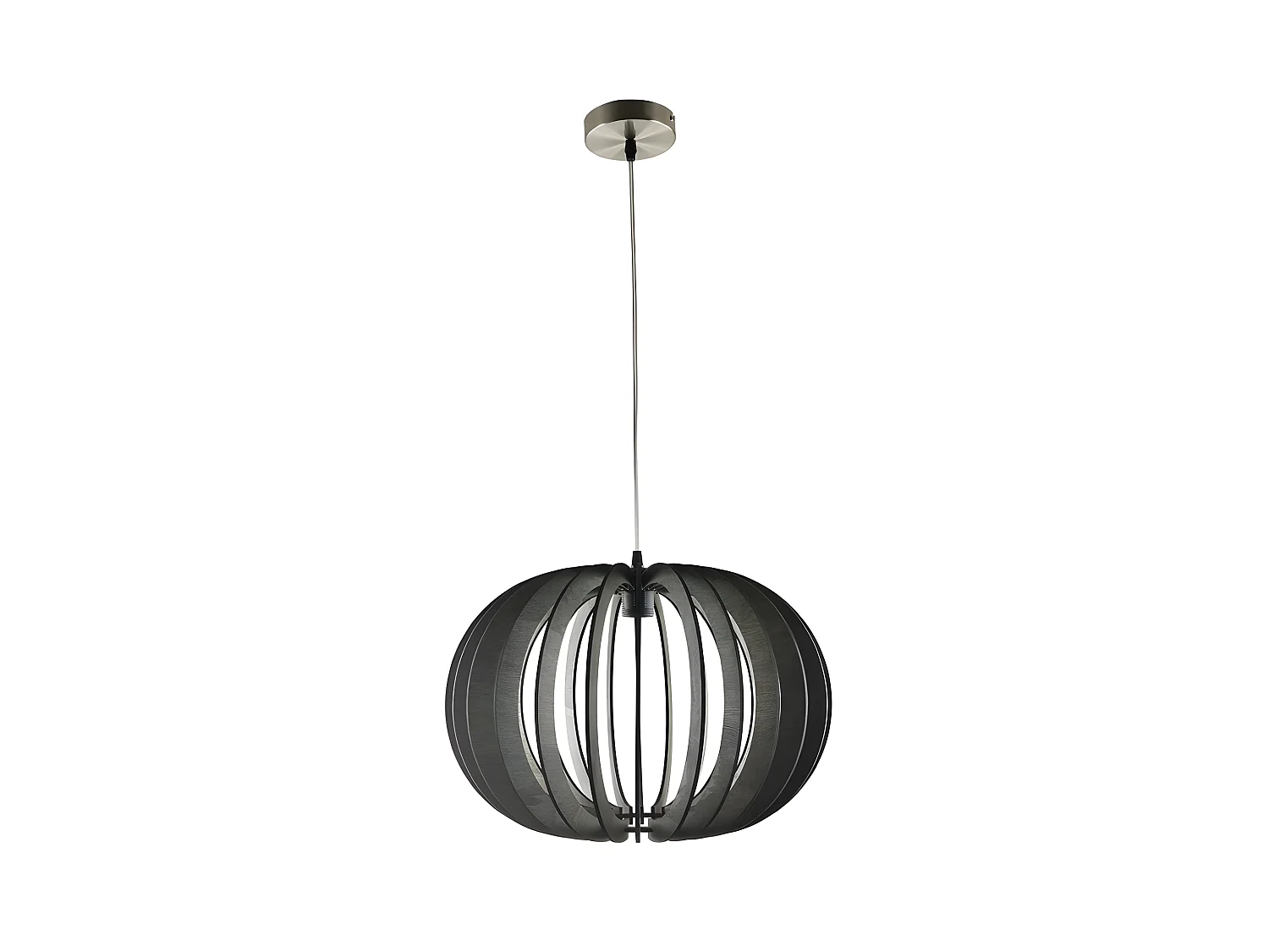 Lampe suspendue en bois OLMO marron FABRILAMP