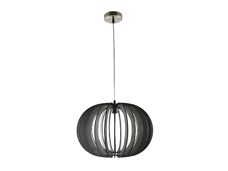 Lampara Colgante En Madera Olmo Marron