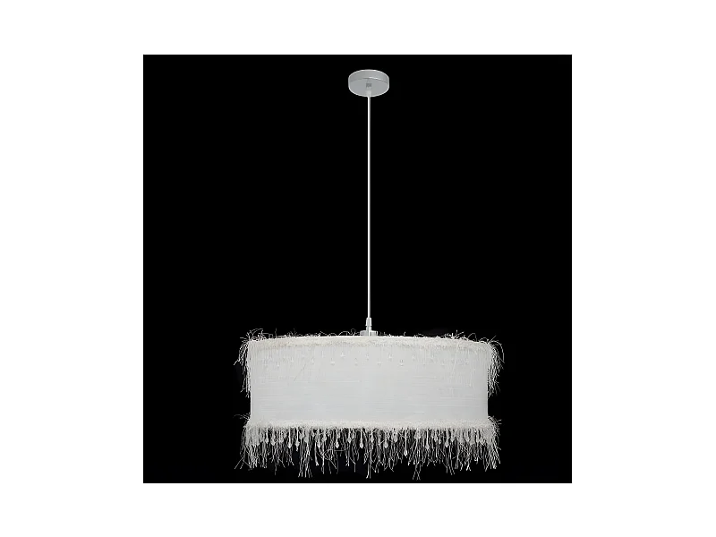 Lampe suspendue modèle fils 1xe27 blanc 50 D de FABRILAMP