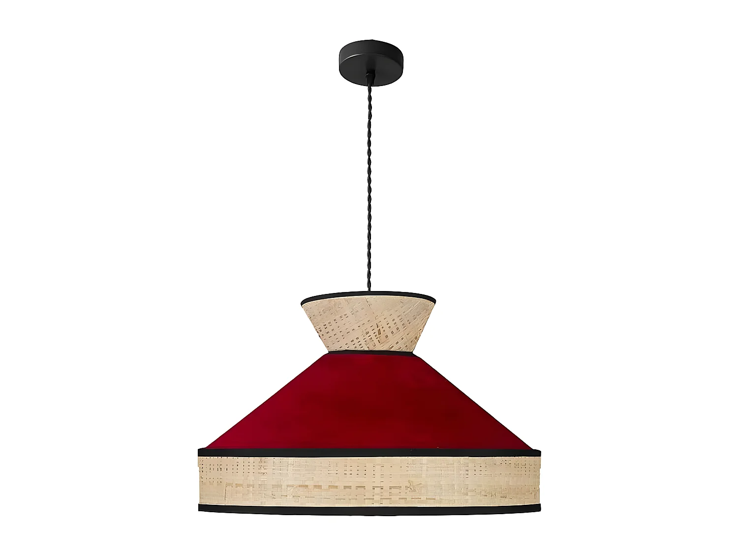 Colgante En Rojo 50 Cm Modelo Fabrizio De