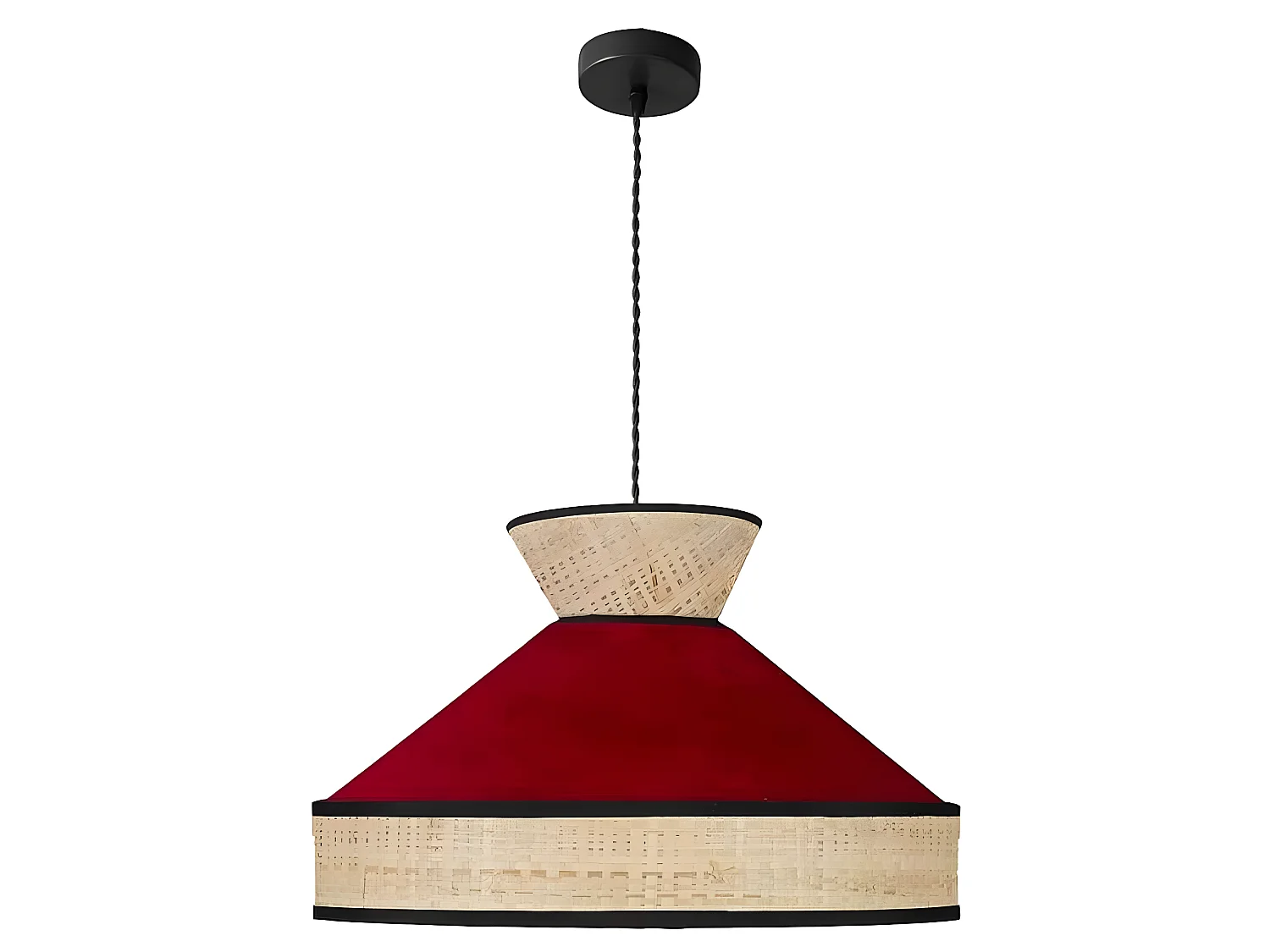 Colgante En Rojo 50 Cm Modelo Fabrizio De