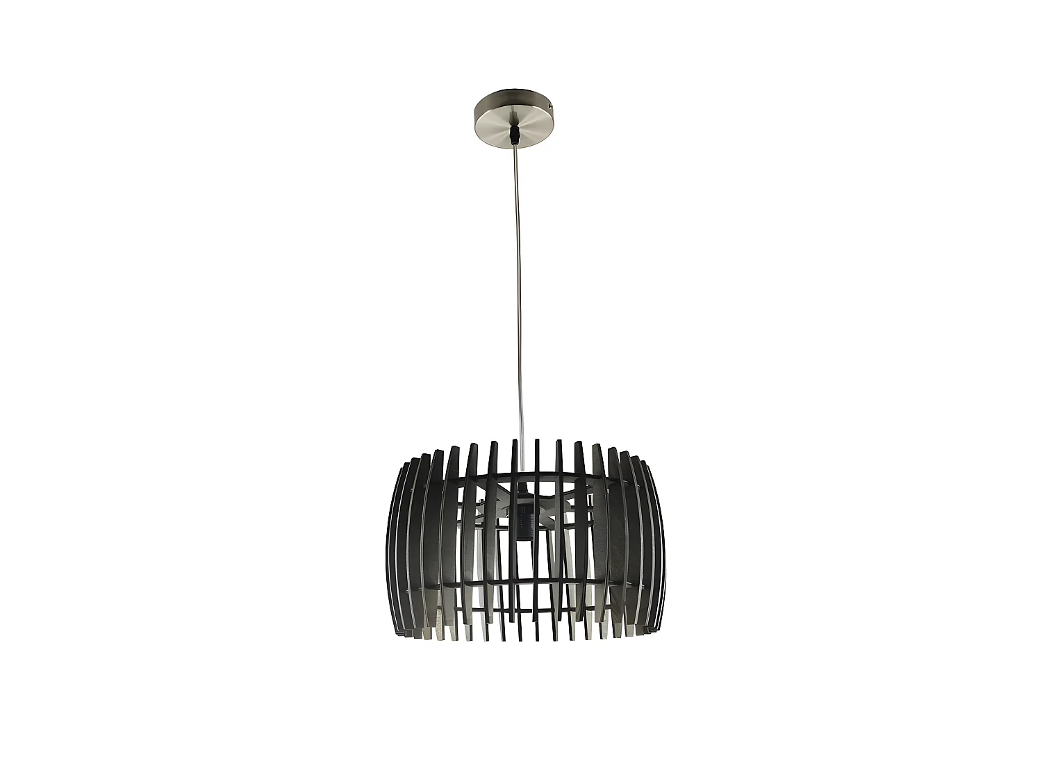 Plafonnier café brun peuplier 1 FABRILAMP clair