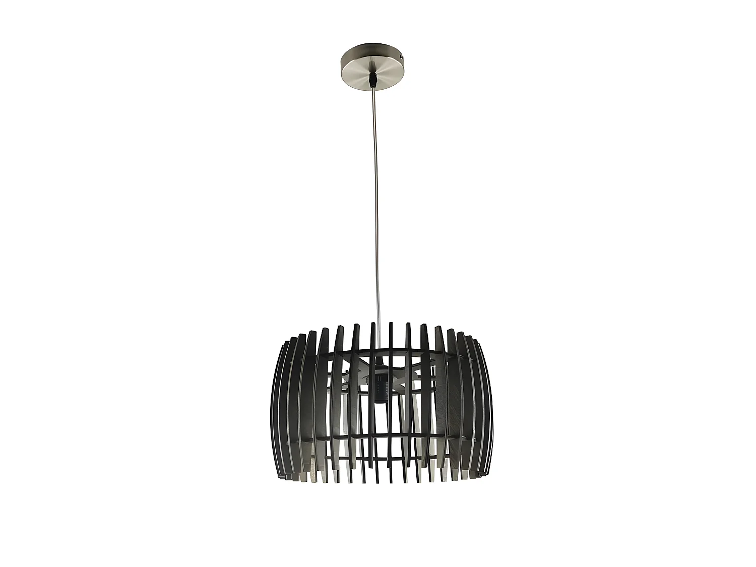 Plafonnier café brun peuplier 1 FABRILAMP clair