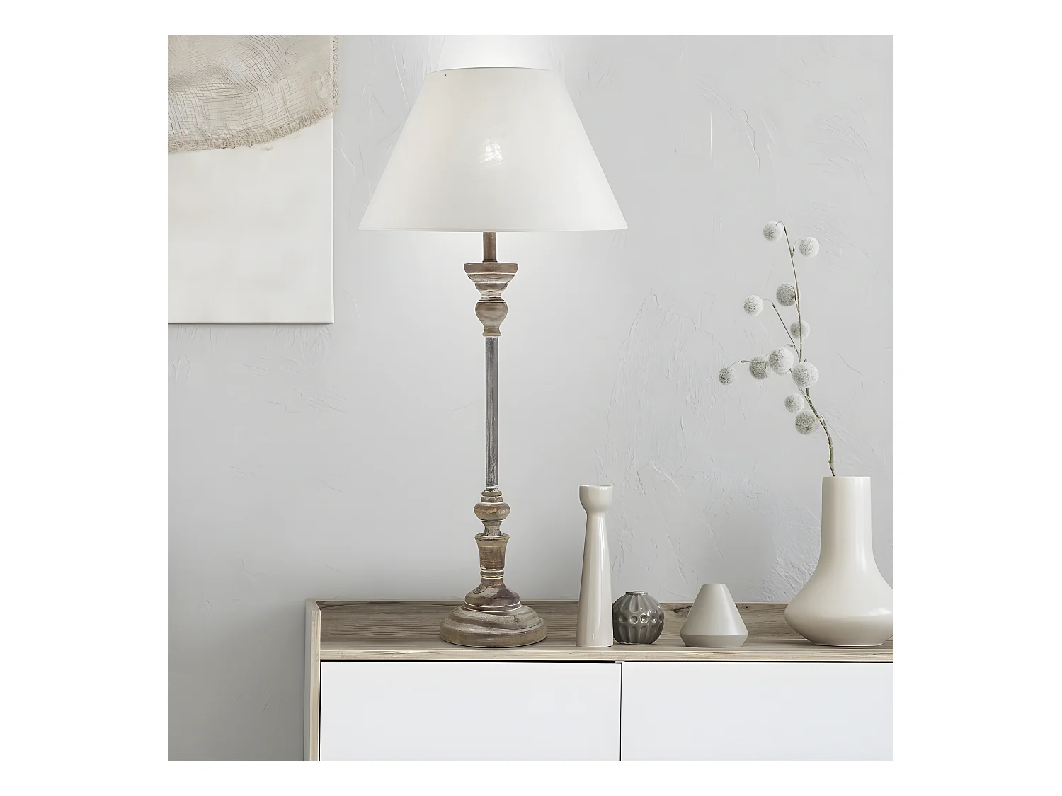 RINCONERA bois LASEU avec écran lin, AJP