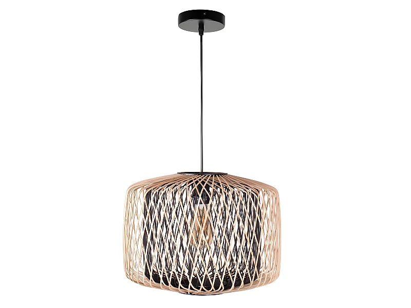 Colgante Modelo Bamboo  En Bambú  Natural De