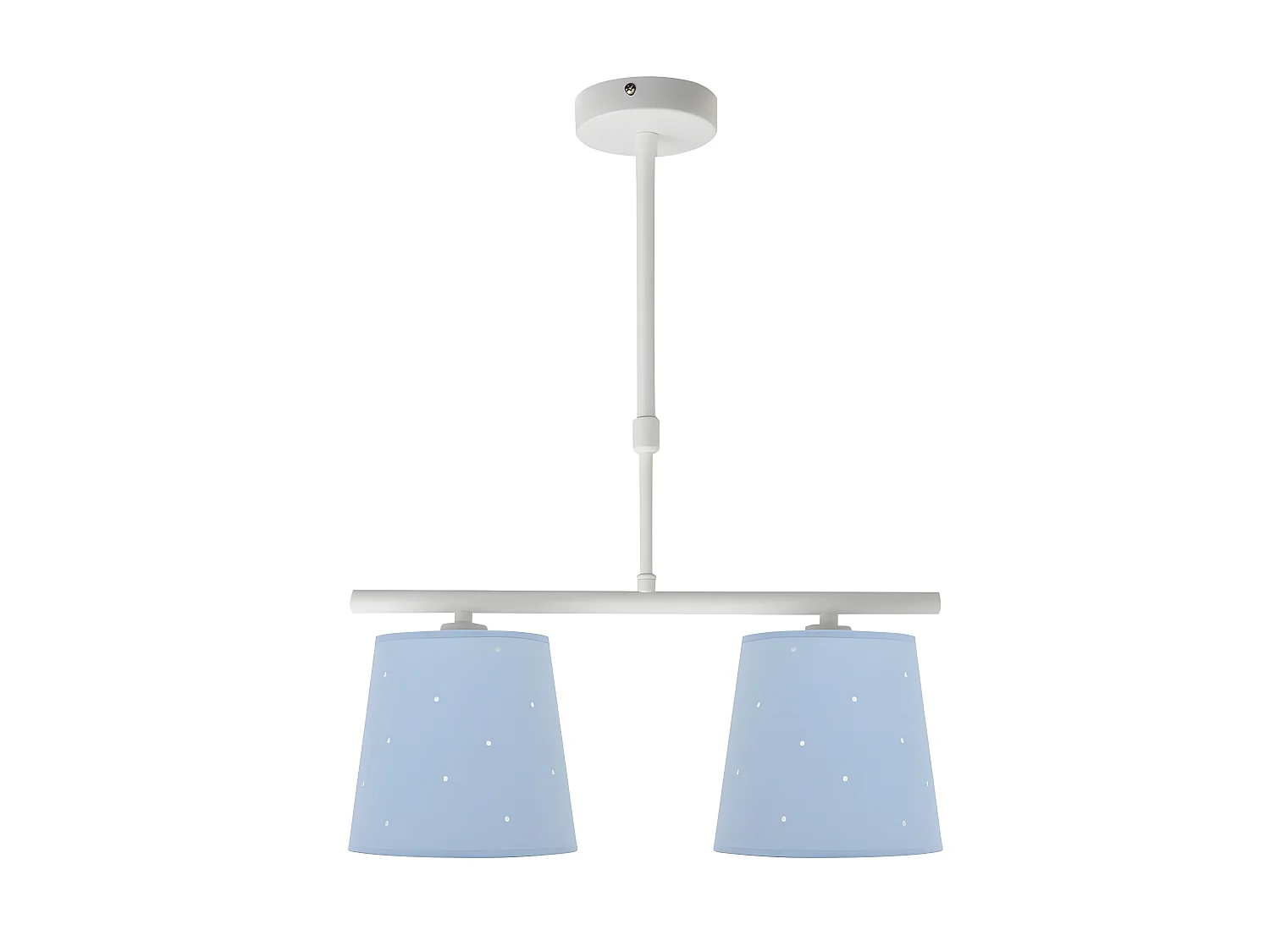 Lampada a 2 luci modello Conscience finitura Blue di FABRILAMP