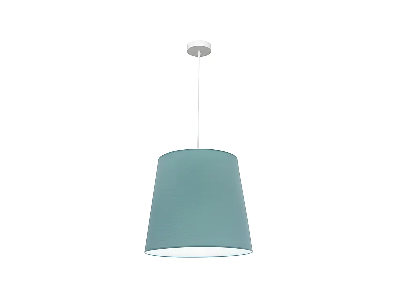 Lampe à Suspension Maldives 1xe27 Blanc/turquoise Reg.40d FABRILAMP