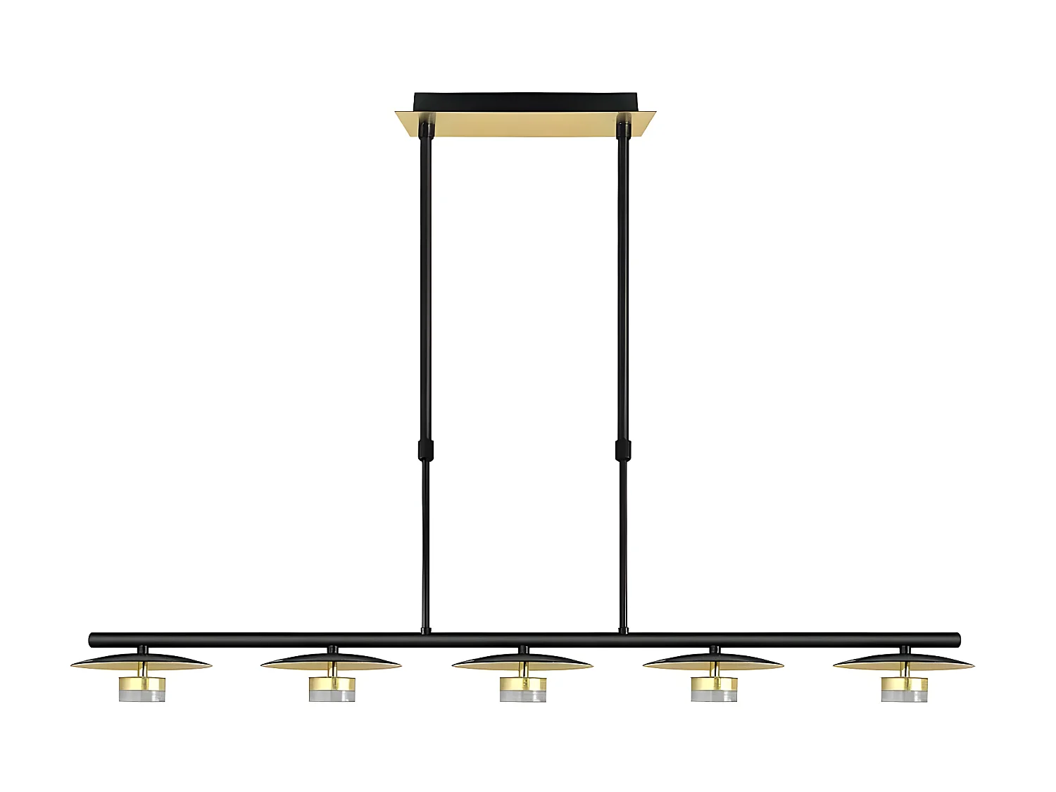 Lampada lineare CAPE TOWN led 30w colore nero FABRILAMP