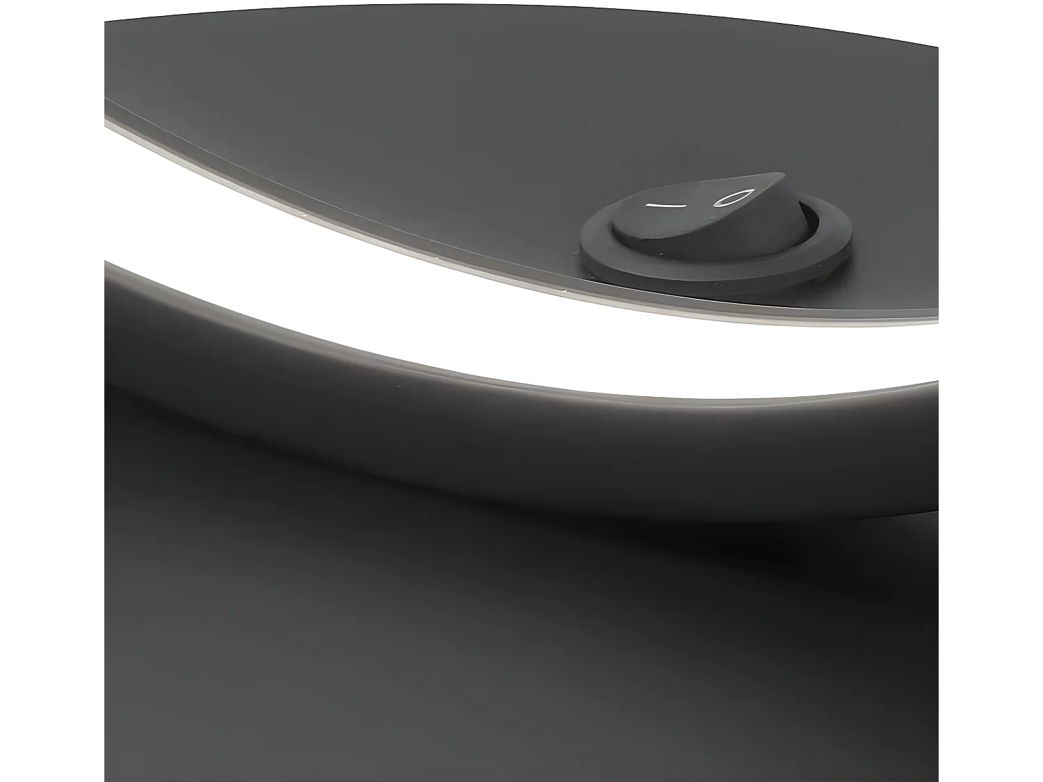 Lampara De Sobremesa Negra Modelo Uber Led 8w