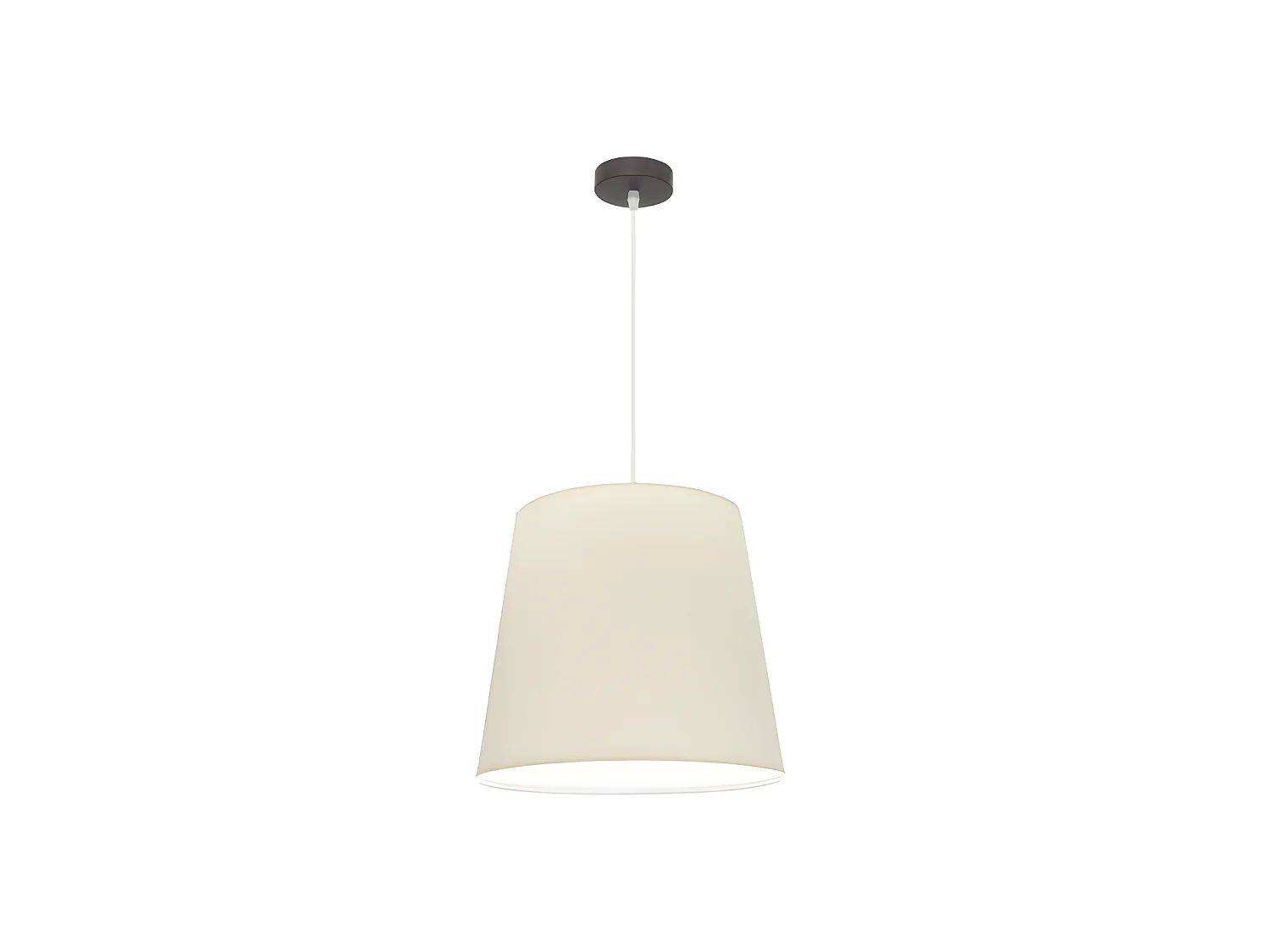 Lampe à Suspension Maldives 1xe27 Marron/beige Reg.40d FABRILAMP