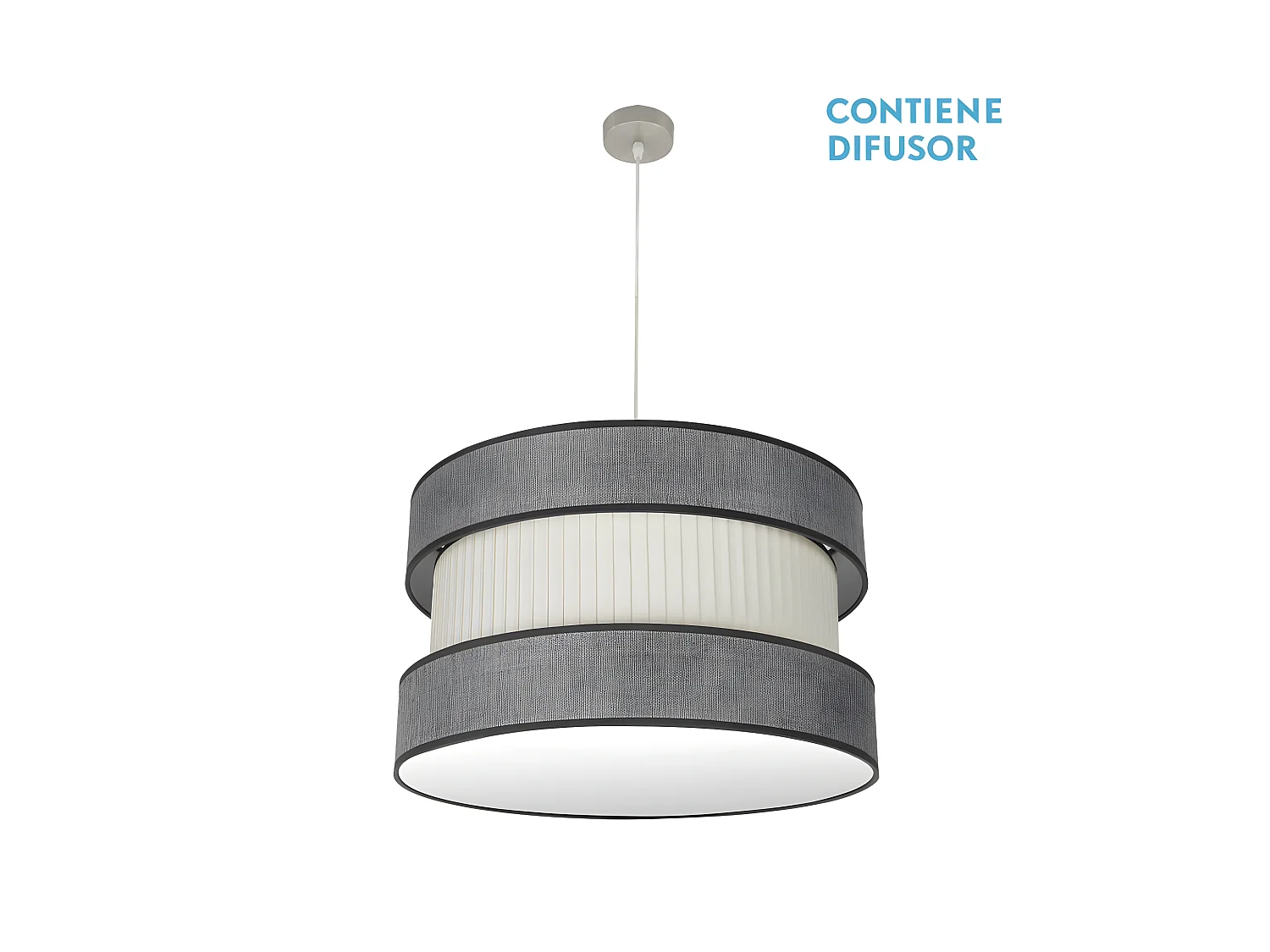 Plafonnier bicolore modèle Home 3luces Réglable Nickel FABRILAMP