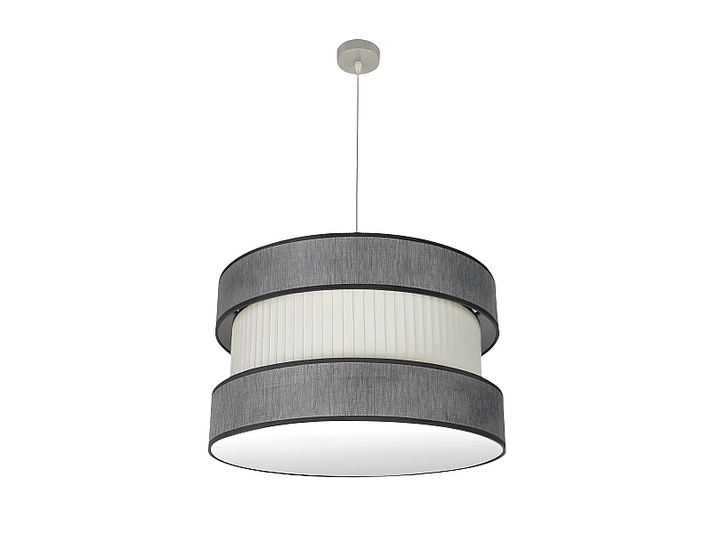 Plafonnier bicolore modèle Home 3luces Réglable Nickel FABRILAMP