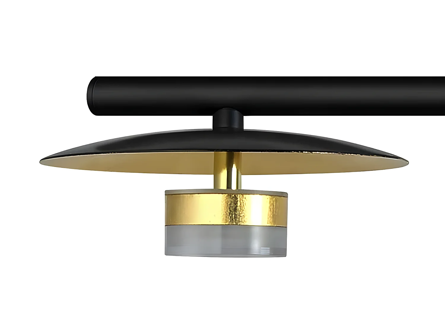 Lampara Lineal Ciudad Del Cabo Led 4 L. Negra