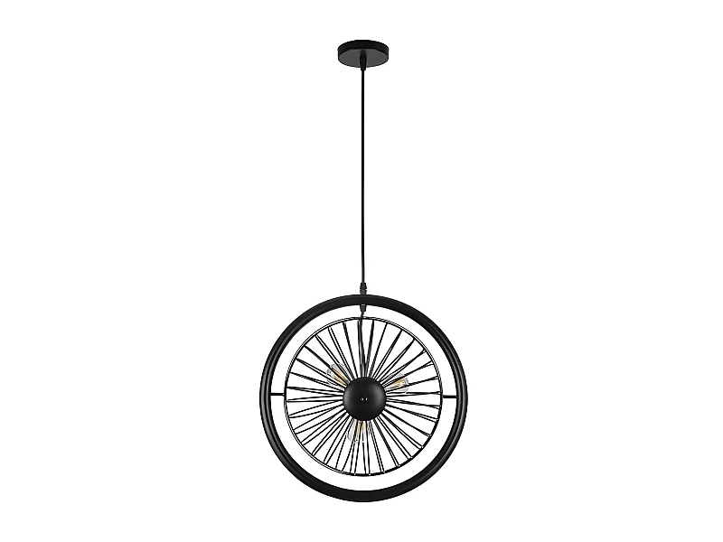 Suspension articulée noire modèle GANGA 3 FABRILAMP lumières