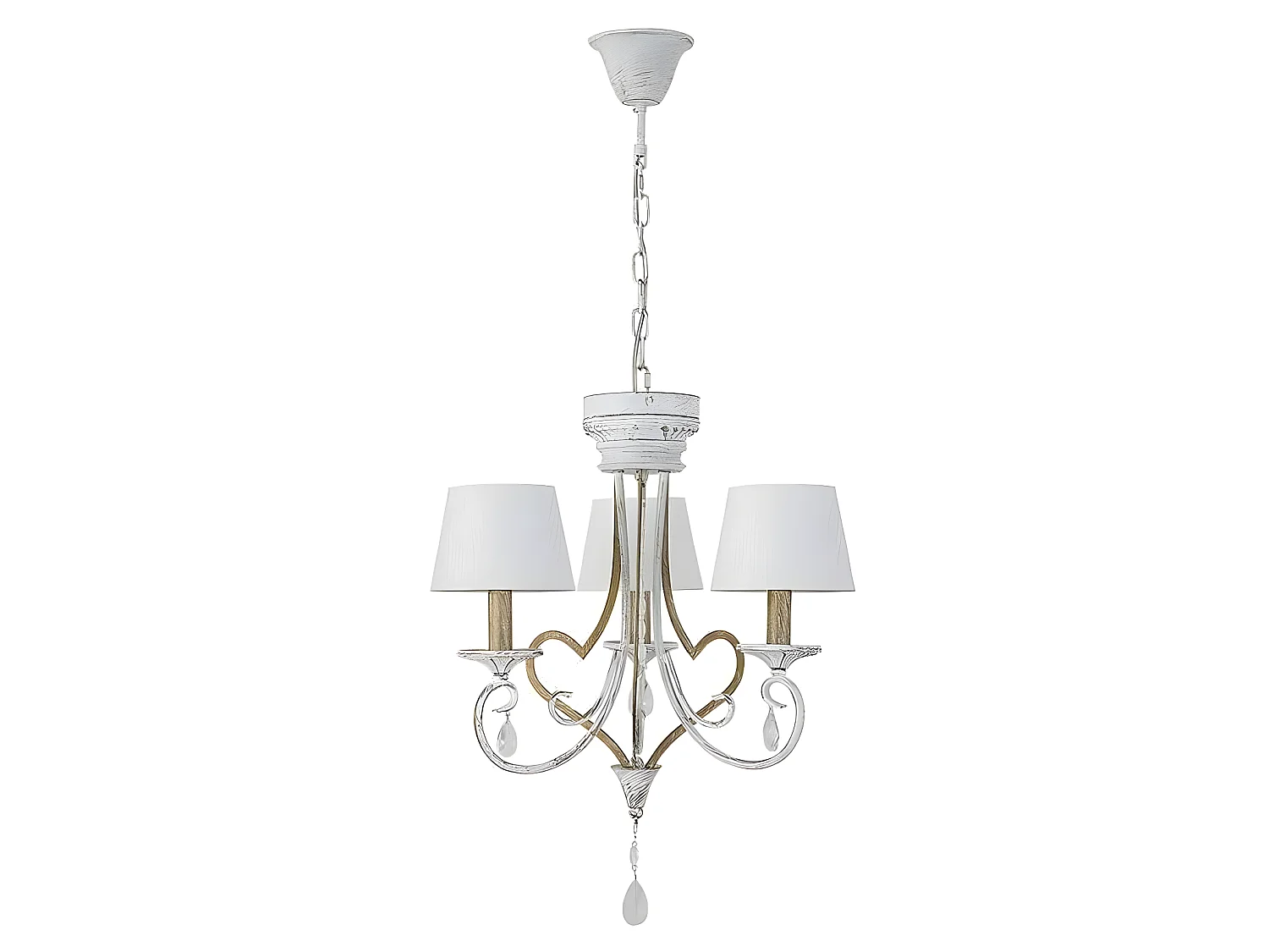 Lampada bianca da 3 l. CRASAS con FABRILAMP schermi