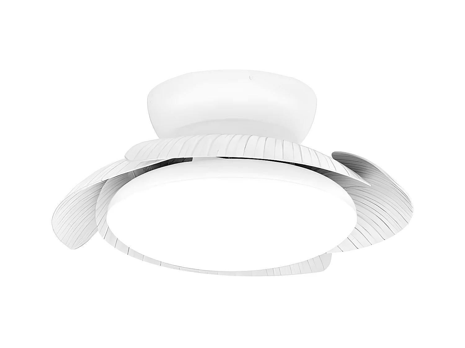 ventilateur DC ALOHA blanc LED intensité réglable