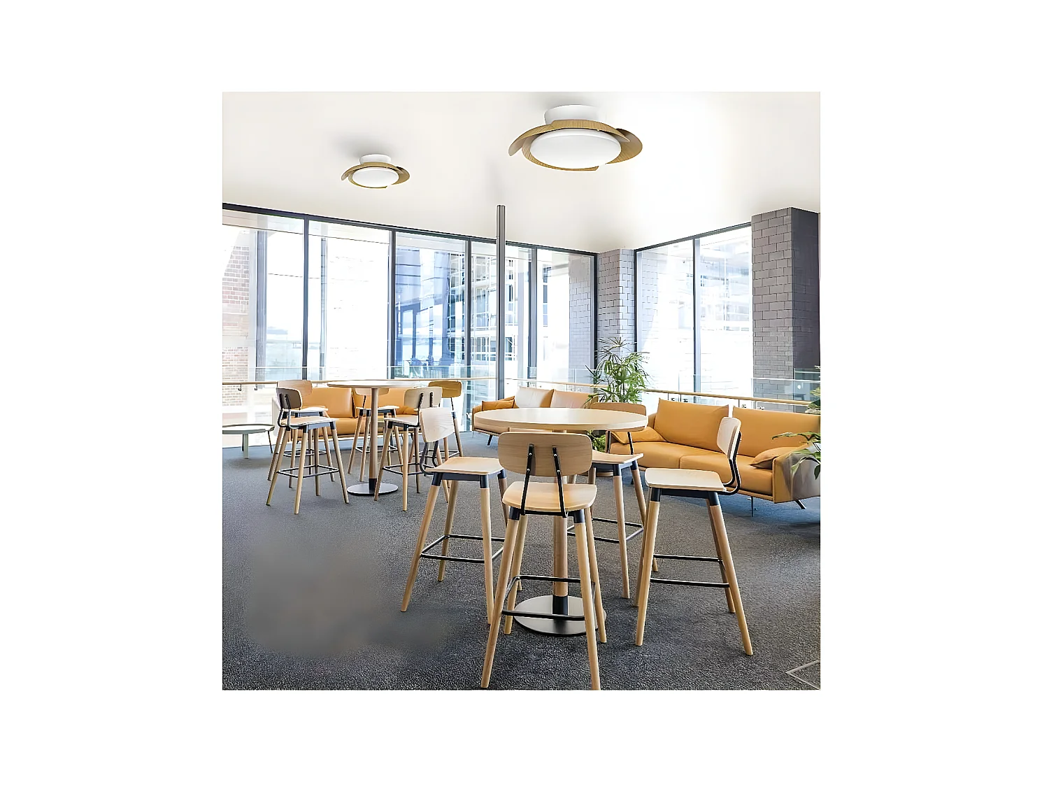 ventilateur DC ALOHA blanc LED intensité réglable