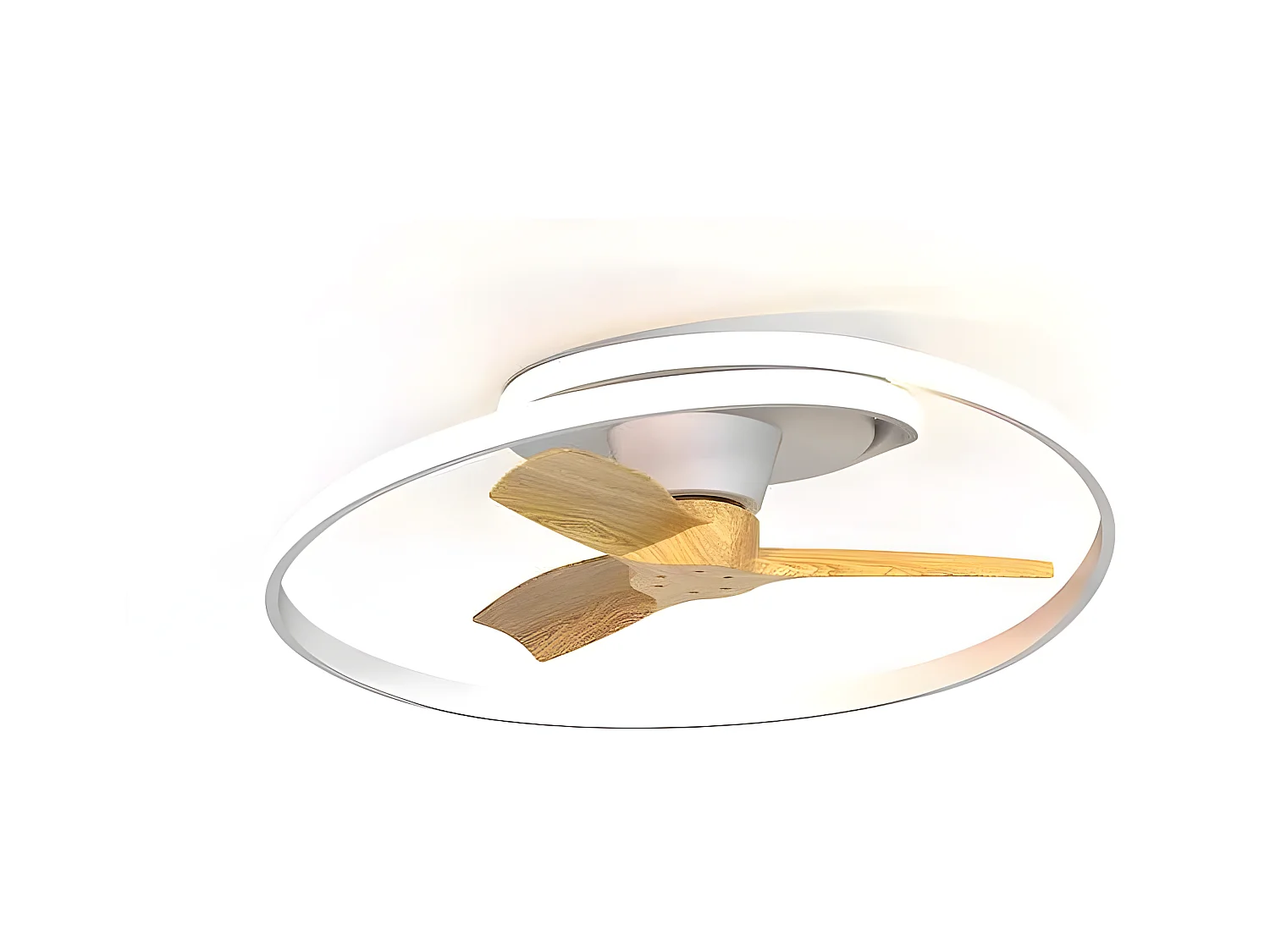 Modèle de ventilateur blanc OCEAN avec 3 pales de MANTRA