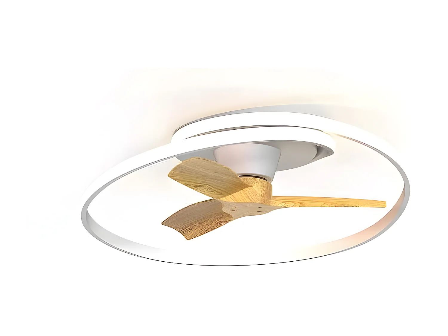 Modèle de ventilateur blanc OCEAN avec 3 pales de MANTRA