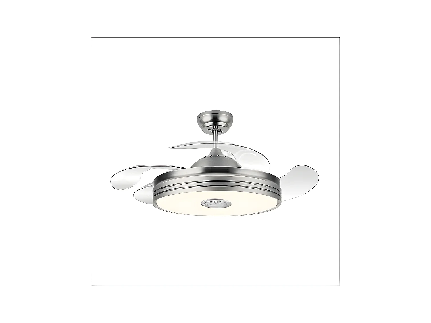 Ventilador Dc Matanuska Niquel Con Altavoz Y Conectividad Bluetooth